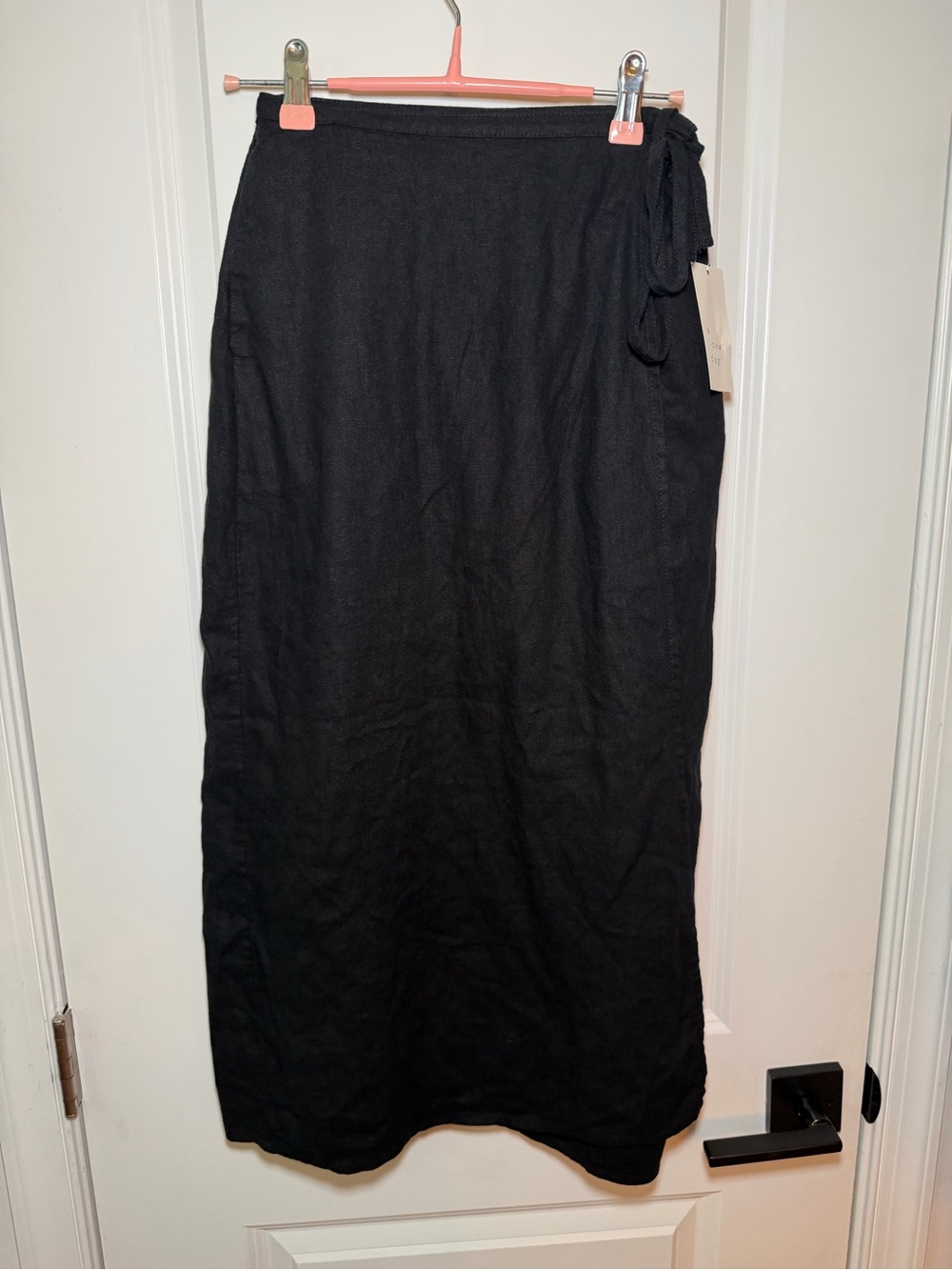 a new day Black Midi Wrap Skirt